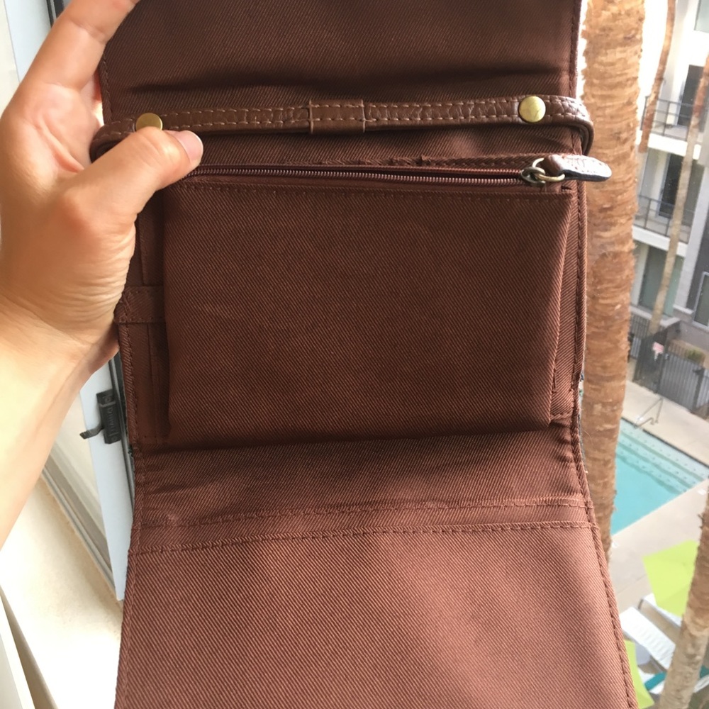 Navy and forest green plaid crossbody - Picture 8 of 8